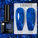 UR SUGAR 7.5ml Black White Red Glitter Color Gel Nail Polish Matte Gel Semi Permanent UV LED Lamp Nail Gel Need Matte Top Coat