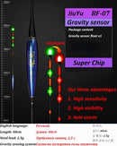 JiuYu Nano Smart Led Fishing Float Highly Sensitive Fish Bite Remind Buoy Gravity Sensor Glowing Electric Night Without Battery