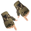 Men's Tactical Gloves Military Army Shooting Fingerless Gloves Anti-Slip Outdoor Hunting Sports Paintball Airsoft Bicycle Gloves