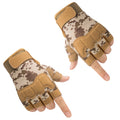 Men's Tactical Gloves Military Army Shooting Fingerless Gloves Anti-Slip Outdoor Hunting Sports Paintball Airsoft Bicycle Gloves