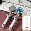 2021 Shower Head Water Saving Flow 360 Degrees Rotating With Small Fan ABS Rain High Pressure spray Nozzle Bathroom Accessories