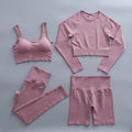 Seamless Woman Sportswear Yoga Sets Workout Sports Bra Gym Clothing High Waist Legging Fitness Women Tracksuit Athletic Outfits