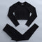 Seamless Woman Sportswear Yoga Sets Workout Sports Bra Gym Clothing High Waist Legging Fitness Women Tracksuit Athletic Outfits