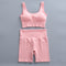 Seamless Woman Sportswear Yoga Sets Workout Sports Bra Gym Clothing High Waist Legging Fitness Women Tracksuit Athletic Outfits