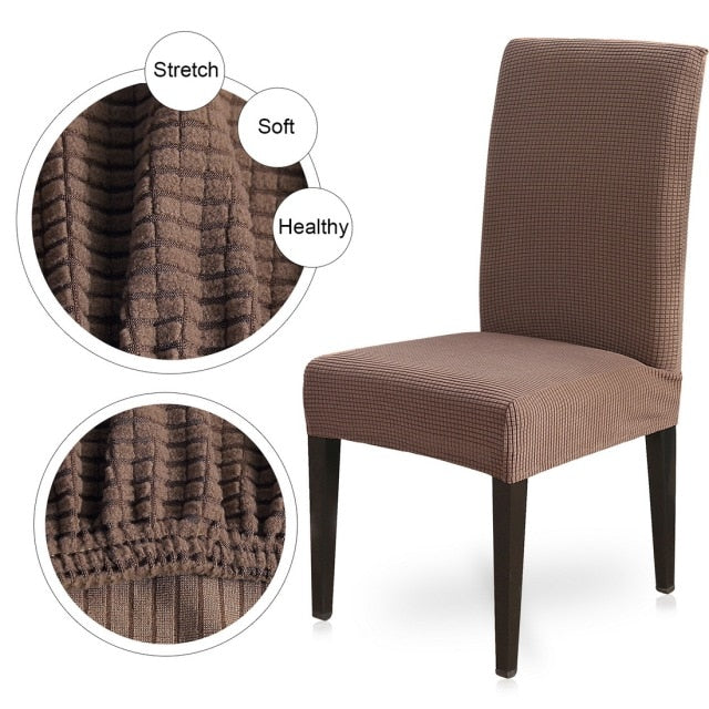 1/2/4/6Pcs Chair Cover Home Spandex Stretch Elastic Slipcovers Chair Covers For Kitchen Dining Room Wedding Banquet Home