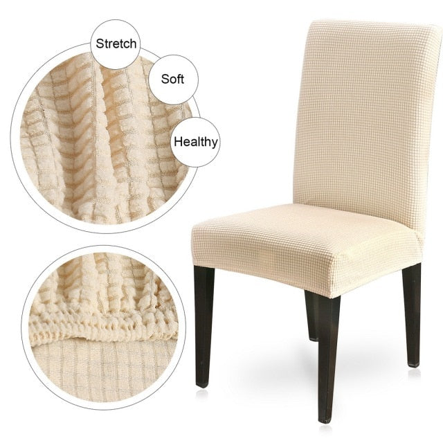 1/2/4/6Pcs Chair Cover Home Spandex Stretch Elastic Slipcovers Chair Covers For Kitchen Dining Room Wedding Banquet Home
