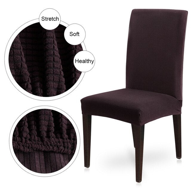 1/2/4/6Pcs Chair Cover Home Spandex Stretch Elastic Slipcovers Chair Covers For Kitchen Dining Room Wedding Banquet Home