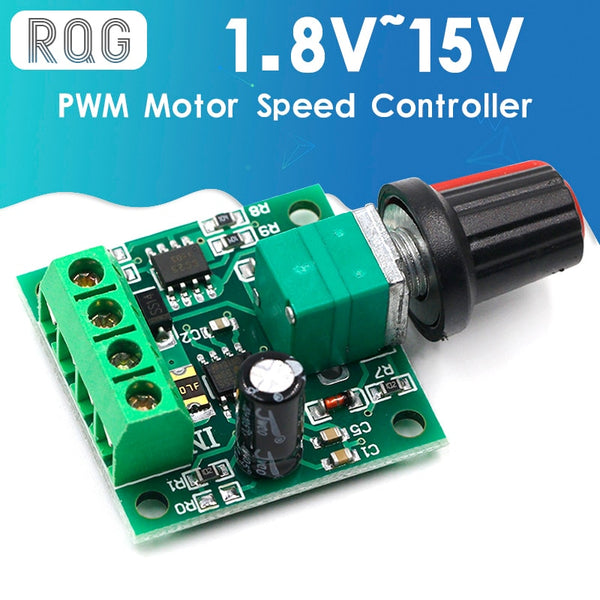 New DC 1.8V 3V 5V 6V 12V 2A PWM Motor Speed Controller Low Voltage Motor Speed Controller PWM 0~100% Adjustable Drive Module