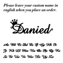 Lemegeton Personalized Custom Name Bracelet For Women Baby Girls Jewelry Gold Color Stainless Steel Chain Bracelets Christmas