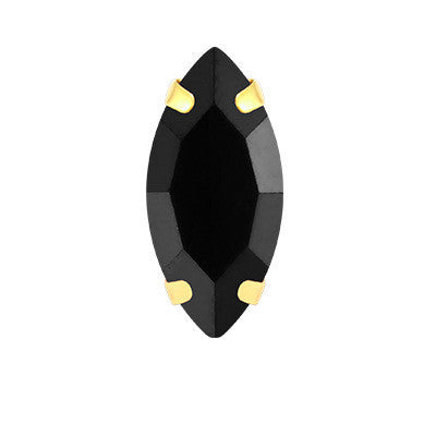 Horse Eye Colorful Sew On Rhinestones With Gold Claw Glass Crystal  Sew On stone For clothing accessories