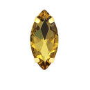 Horse Eye Colorful Sew On Rhinestones With Gold Claw Glass Crystal  Sew On stone For clothing accessories