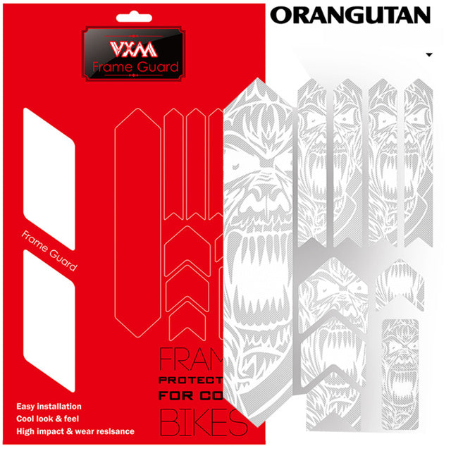 VXM 3D Mountain Bike Scratch-Resistant Protect Frame Protector Removeable Sticker Road Bicycle Paster Guard Cover For YT Capra