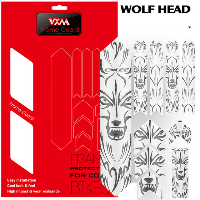 VXM 3D Mountain Bike Scratch-Resistant Protect Frame Protector Removeable Sticker Road Bicycle Paster Guard Cover For YT Capra