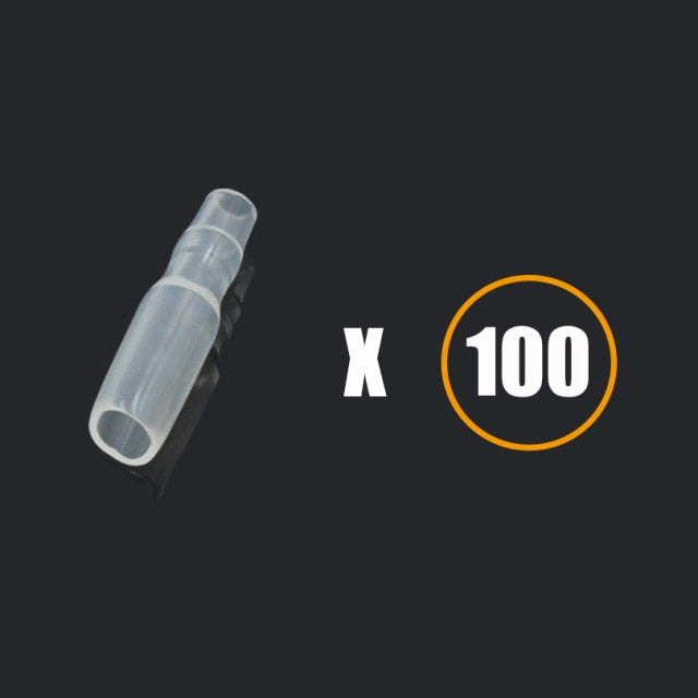 100Pcs/Lot 4.0mm Female and Male Bullet Terminals Connector Gold Brass Wire Connector And Insulating Sleeves for Car