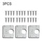 1/3pcs Hinge Repair Plate for Cabinet Furniture Drawer Window Plate Repair Accessory Фурнитура Для Мебели Furniture Fittings Hot