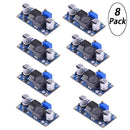 8 Pack LM2596 DC-DC Adjustable Buck Converter 3.0-40V to 1.5-35V Power Supply Step Down Module