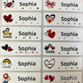 Name Stickers big size Customize Sticker Waterproof Personalized Label  School Stationery office cartoon dinosaur gift children