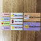 Name Stickers big size Customize Sticker Waterproof Personalized Label  School Stationery office cartoon dinosaur gift children