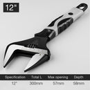 Adjustable Wrench Universal Spanner CR-V Steel Household Enlarge Open Bathroom Wrench Key Nut Wrench Plumbing Repair Tool