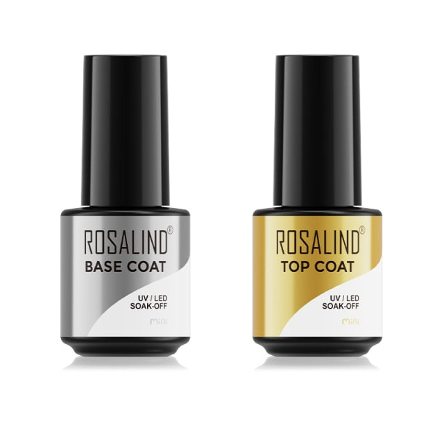 ROSALIND Gel Nail Polish Set 4/6PCS Mix Color Nail Kit For Manicure Nail Polish Vernis Semi Permanent UV Lamp Gellak Nail Kit