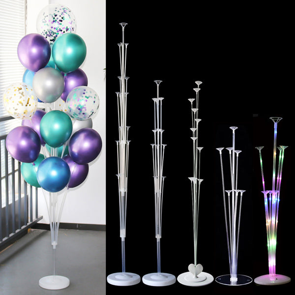 1/2Set Balloon Stand Floating Support Ballon Column Holder Happy Birthday Wedding Party Decoration Balloon Arch Stand Babyshower