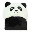 Lovely fleece baby bath towel cute animal shape kid hooded baby towel bathrobe cloak baby receiving blanket  neonatal hold to be