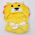 Lovely fleece baby bath towel cute animal shape kid hooded baby towel bathrobe cloak baby receiving blanket  neonatal hold to be