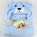 Lovely fleece baby bath towel cute animal shape kid hooded baby towel bathrobe cloak baby receiving blanket  neonatal hold to be