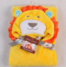 Lovely fleece baby bath towel cute animal shape kid hooded baby towel bathrobe cloak baby receiving blanket  neonatal hold to be