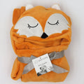 Lovely fleece baby bath towel cute animal shape kid hooded baby towel bathrobe cloak baby receiving blanket  neonatal hold to be