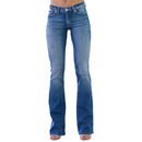 Skinny Flared Jeans Women's Fashion Denim  Pants Bootcut Bell Bottoms Stretch Trousers Women Jeans Woman Jeans Low Rise Jeans