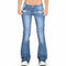 Skinny Flared Jeans Women's Fashion Denim  Pants Bootcut Bell Bottoms Stretch Trousers Women Jeans Woman Jeans Low Rise Jeans