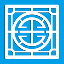 12 pcs 29cmX29cm of home decoration fashion openwork pattern hanging screen partition partition panel room home decoration white