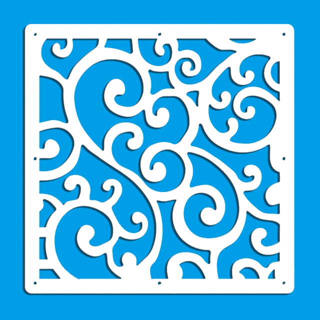 12 pcs 29cmX29cm of home decoration fashion openwork pattern hanging screen partition partition panel room home decoration white