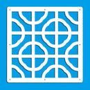 12 pcs 29cmX29cm of home decoration fashion openwork pattern hanging screen partition partition panel room home decoration white