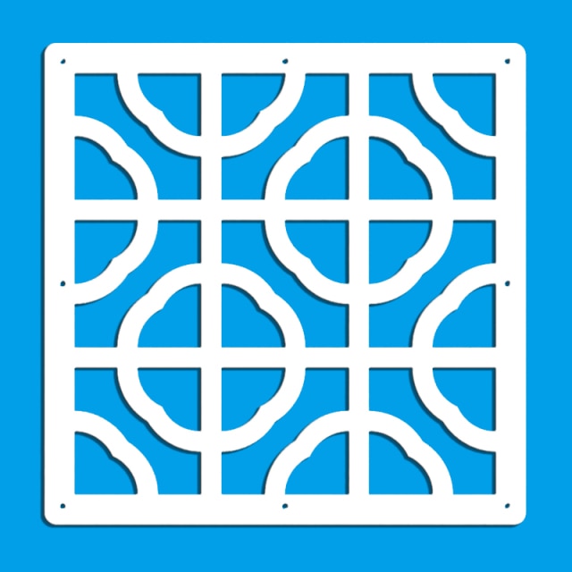 12 pcs 29cmX29cm of home decoration fashion openwork pattern hanging screen partition partition panel room home decoration white