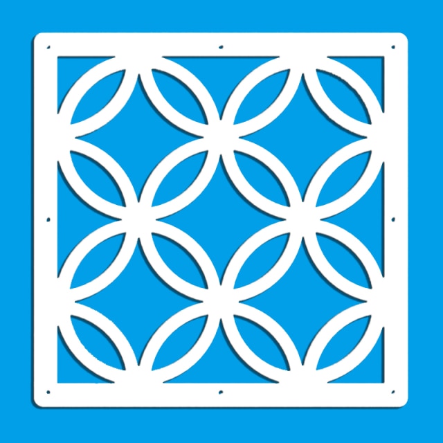 12 pcs 29cmX29cm of home decoration fashion openwork pattern hanging screen partition partition panel room home decoration white