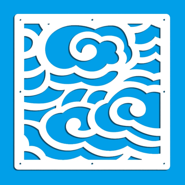 12 pcs 29cmX29cm of home decoration fashion openwork pattern hanging screen partition partition panel room home decoration white