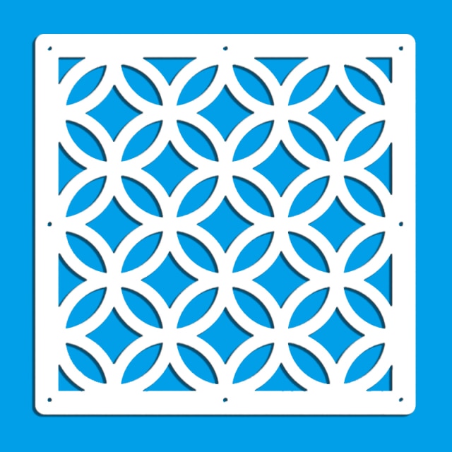 12 pcs 29cmX29cm of home decoration fashion openwork pattern hanging screen partition partition panel room home decoration white