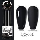LILYCUTE No Wipe Top Base Gel Esmalte Semi Permanente Bright Color Gel UV Gel Nail Art For Manicure Gel Nail Polish Varnishes