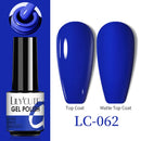 LILYCUTE No Wipe Top Base Gel Esmalte Semi Permanente Bright Color Gel UV Gel Nail Art For Manicure Gel Nail Polish Varnishes