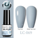 LILYCUTE No Wipe Top Base Gel Esmalte Semi Permanente Bright Color Gel UV Gel Nail Art For Manicure Gel Nail Polish Varnishes
