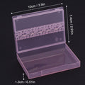 10/14/20/48 Holes Nail Drill Bits Holder Empty Storage Box Manicure Milling Container Cuticle Accessories Acrylic Cover Tools