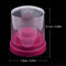 10/14/20/48 Holes Nail Drill Bits Holder Empty Storage Box Manicure Milling Container Cuticle Accessories Acrylic Cover Tools