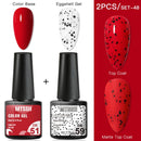 Mtssii Gel Nail Polish Quail Egg Effect Varnishes For Nails Art Eggshell Hybrid Design Base And Top Coat For Gel Polish 6ml