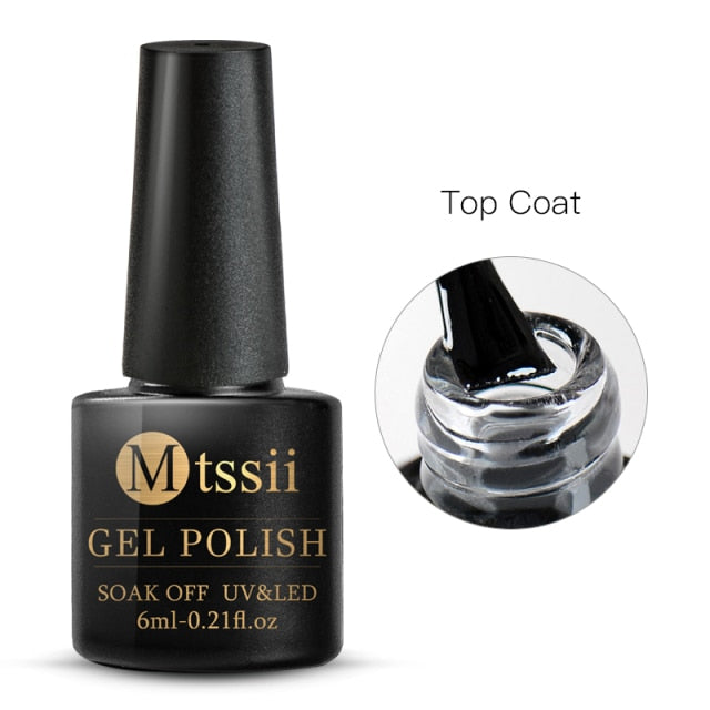 Mtssii Gel Nail Polish Quail Egg Effect Varnishes For Nails Art Eggshell Hybrid Design Base And Top Coat For Gel Polish 6ml