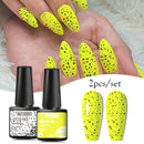 Mtssii Gel Nail Polish Quail Egg Effect Varnishes For Nails Art Eggshell Hybrid Design Base And Top Coat For Gel Polish 6ml