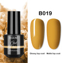 ROSALIND Gel Nail Polish of 7ml Purple Series Semi Permanent Gel Varnishes For Nail Art Need Base And Top Soak Off LED/UV Lamp