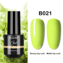 ROSALIND Gel Nail Polish of 7ml Purple Series Semi Permanent Gel Varnishes For Nail Art Need Base And Top Soak Off LED/UV Lamp