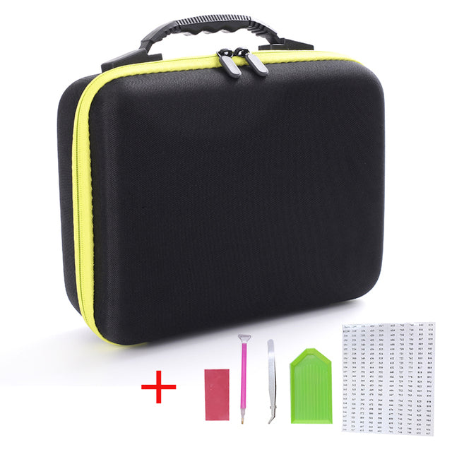 15/30/60/120/140 Bottles Storage Box 5D Diamond Painting Accessories Tools Container Bag Carry Case Embroidery Mosaic органайзер